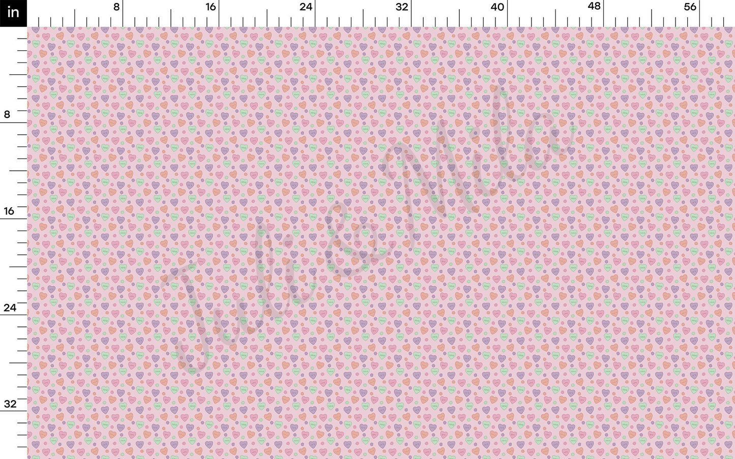 Valentines Day  Bullet Textured Fabric  AA1185