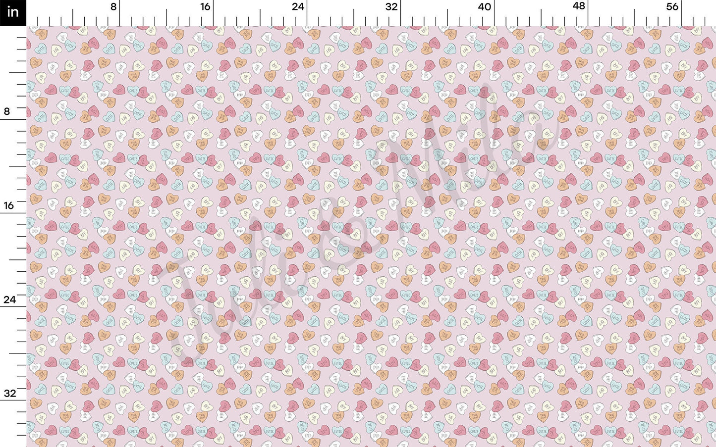 Valentines Day Bullet Textured Fabric  AA1186