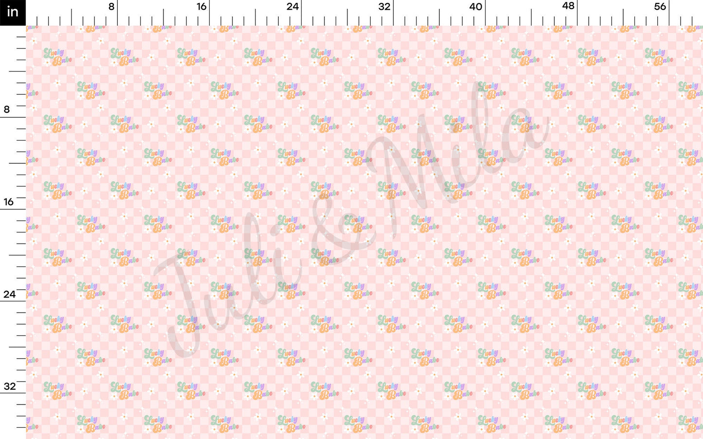 Lucky Babe St Patricks Day Bullet Fabric  AA1190
