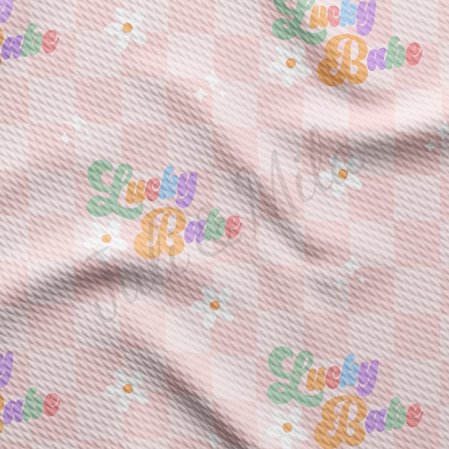 Lucky Babe St Patricks Day Bullet Fabric  AA1190