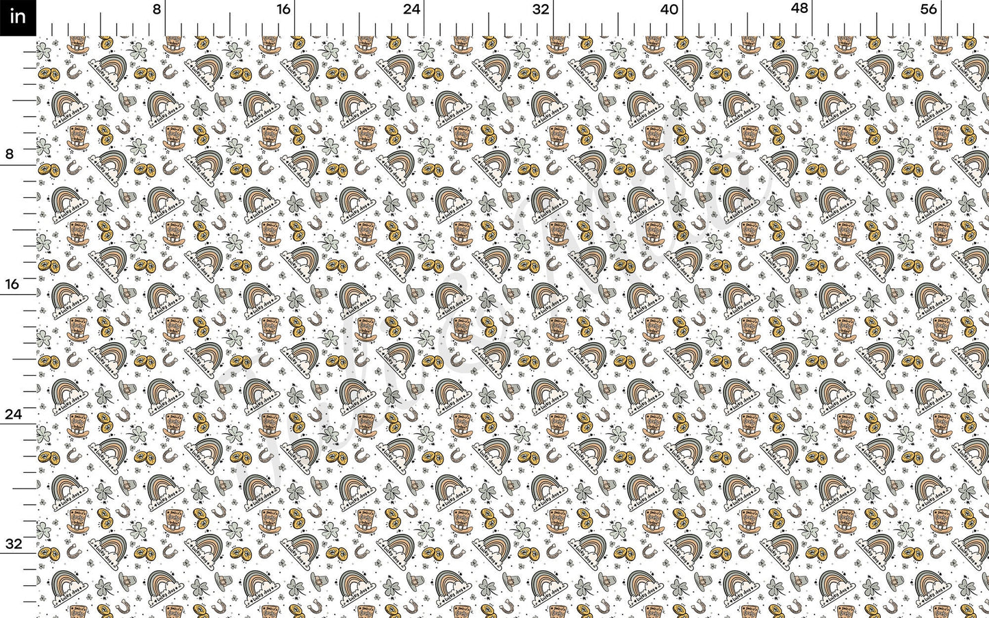 St. Patricks Day  Bullet Textured Fabric AA1194