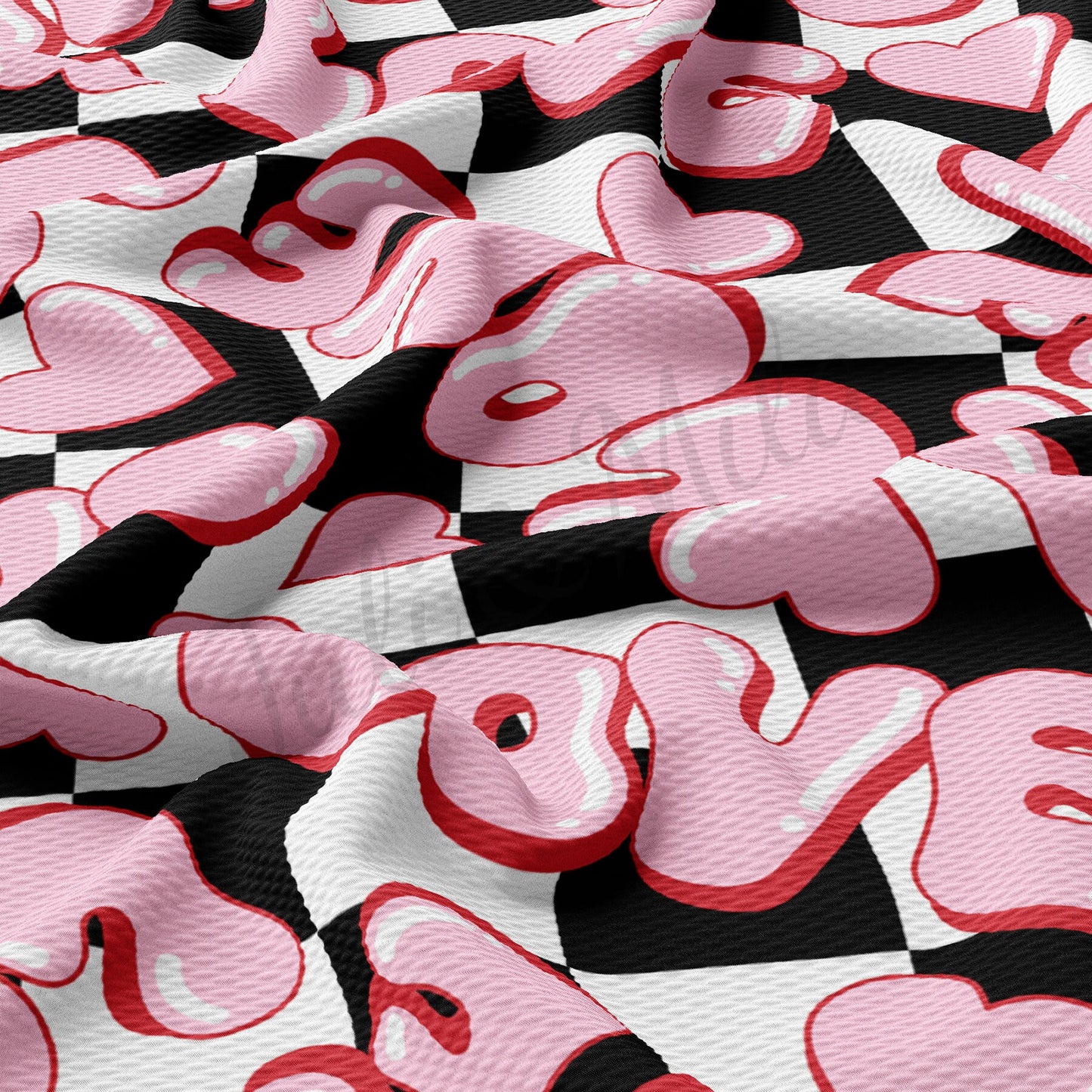 Valentines Day Bullet Textured Fabric AA1200