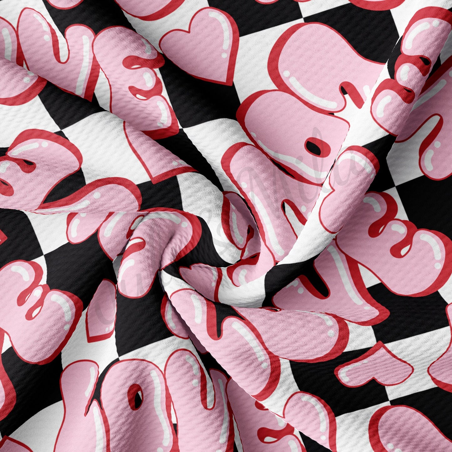Valentines Day Bullet Textured Fabric AA1200
