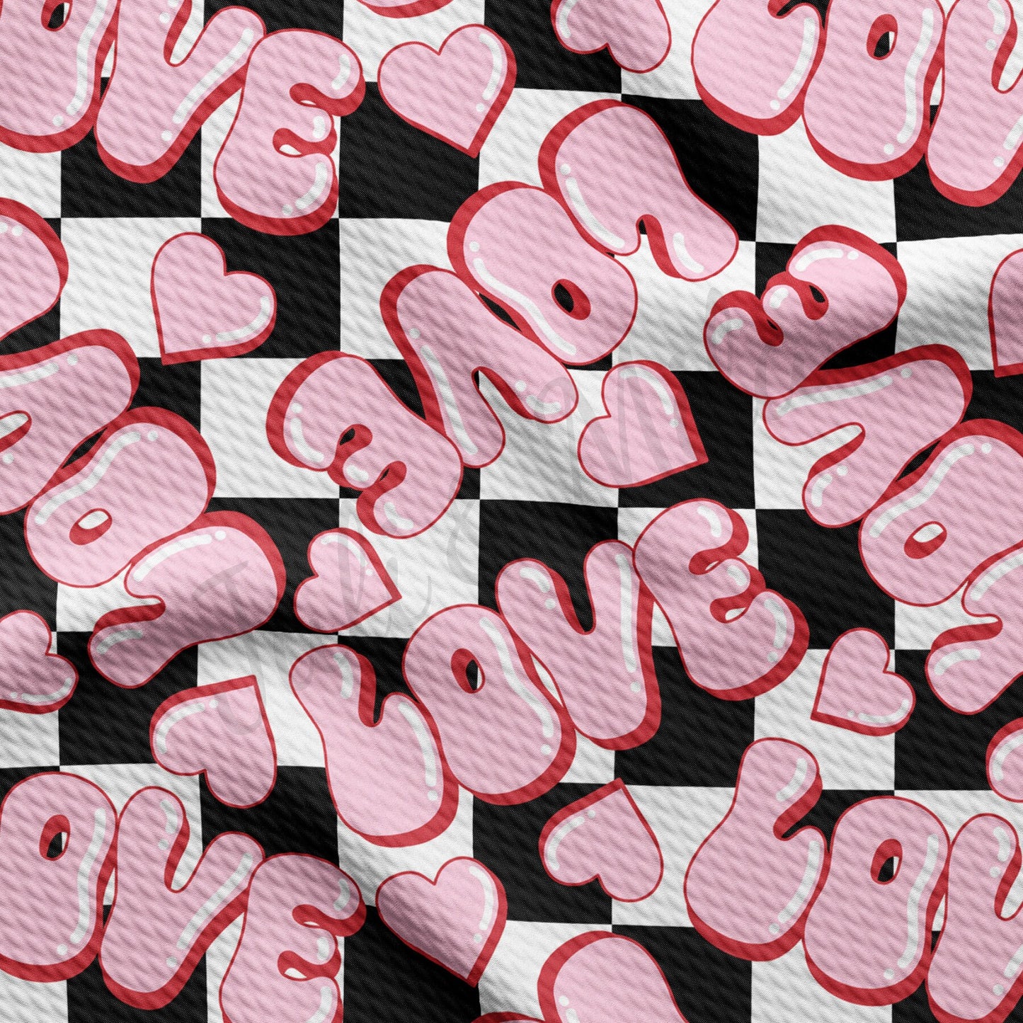 Valentines Day Bullet Textured Fabric AA1200