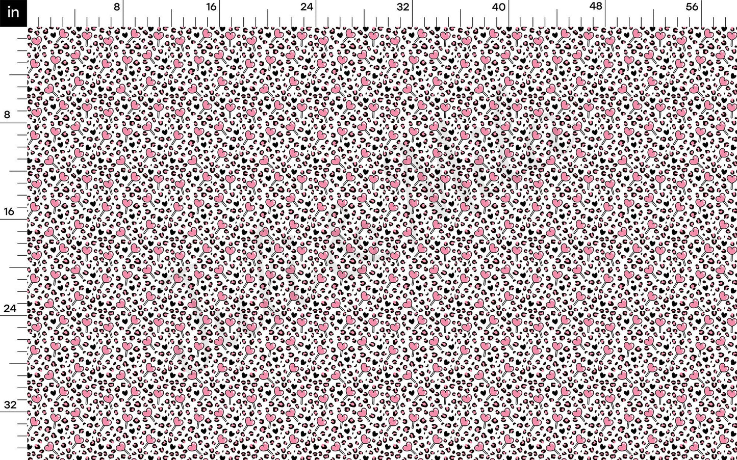 Valentines Day Bullet Textured Fabric AA1208