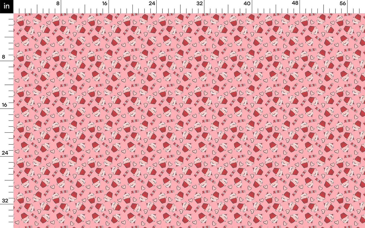 Valentines Day  Bullet Textured Fabric AA1216