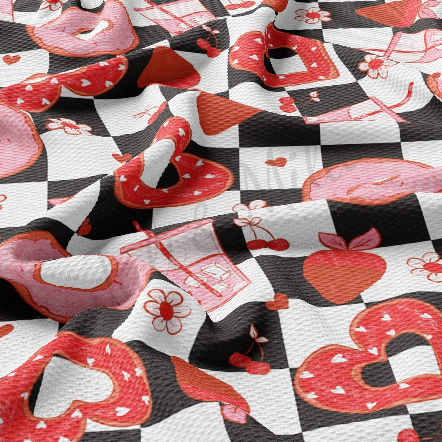 Valentines Day  Bullet Textured Fabric  AA1226