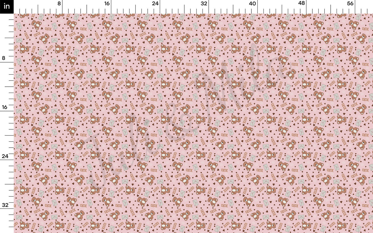 Valentines Day Bullet Textured Fabric AA1231