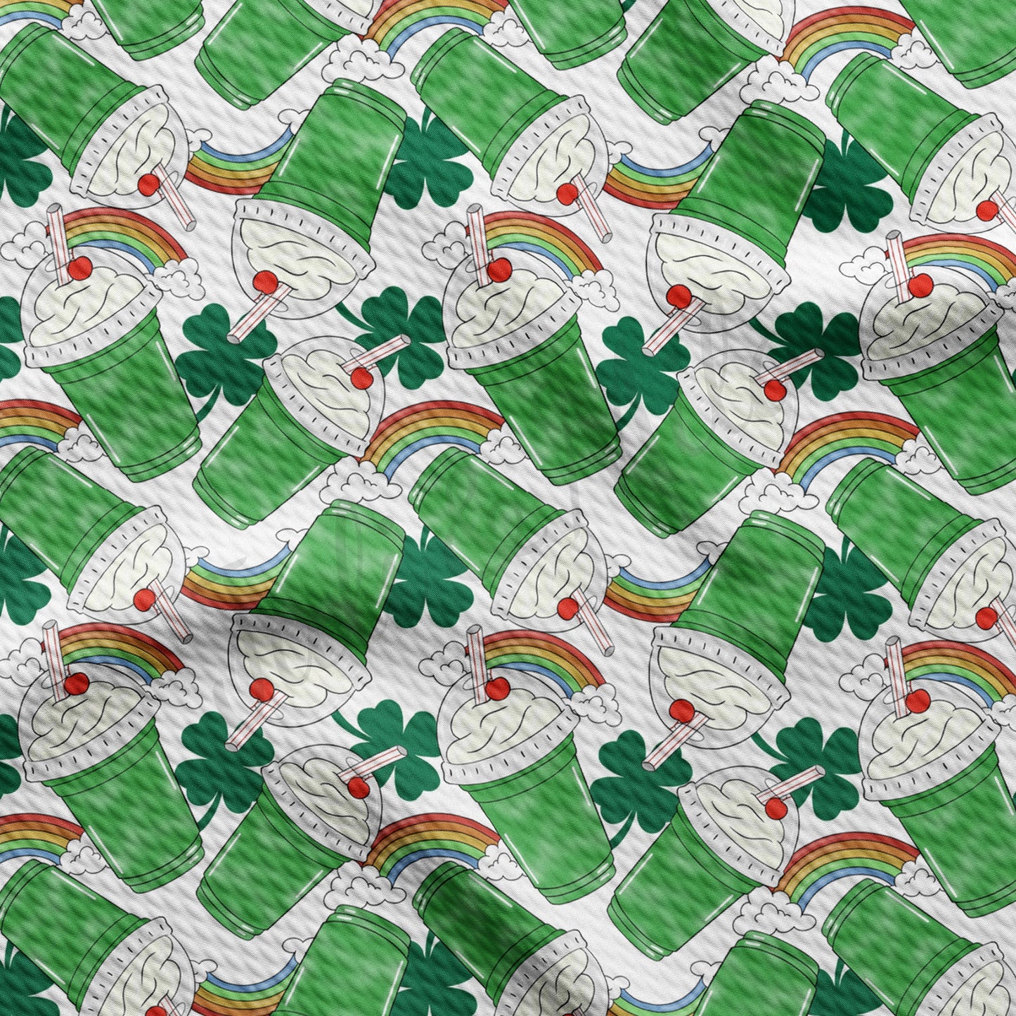 St. Patricks Day Bullet Textured Fabric AA1242
