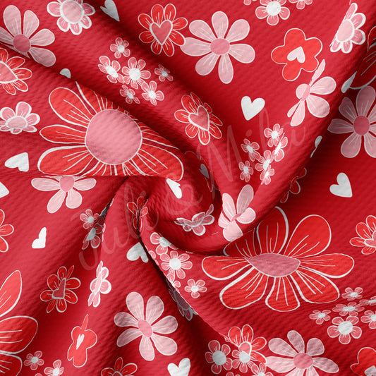 Valentines Day  Bullet Textured Fabric AA1248