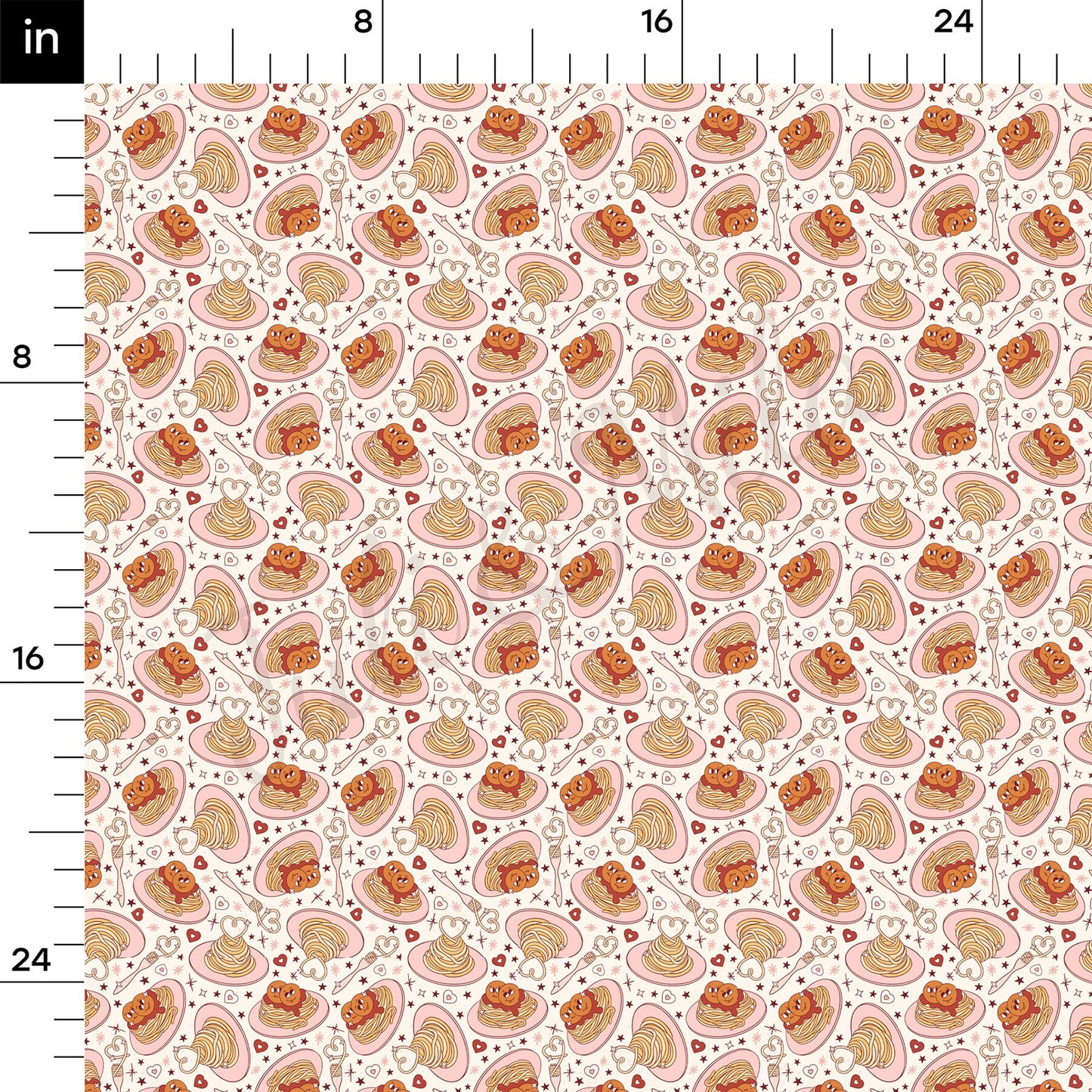 Valentines Day Bullet Textured Fabric AA1261