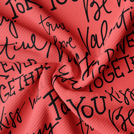 Valentines Day  Bullet Textured Fabric  AA1346