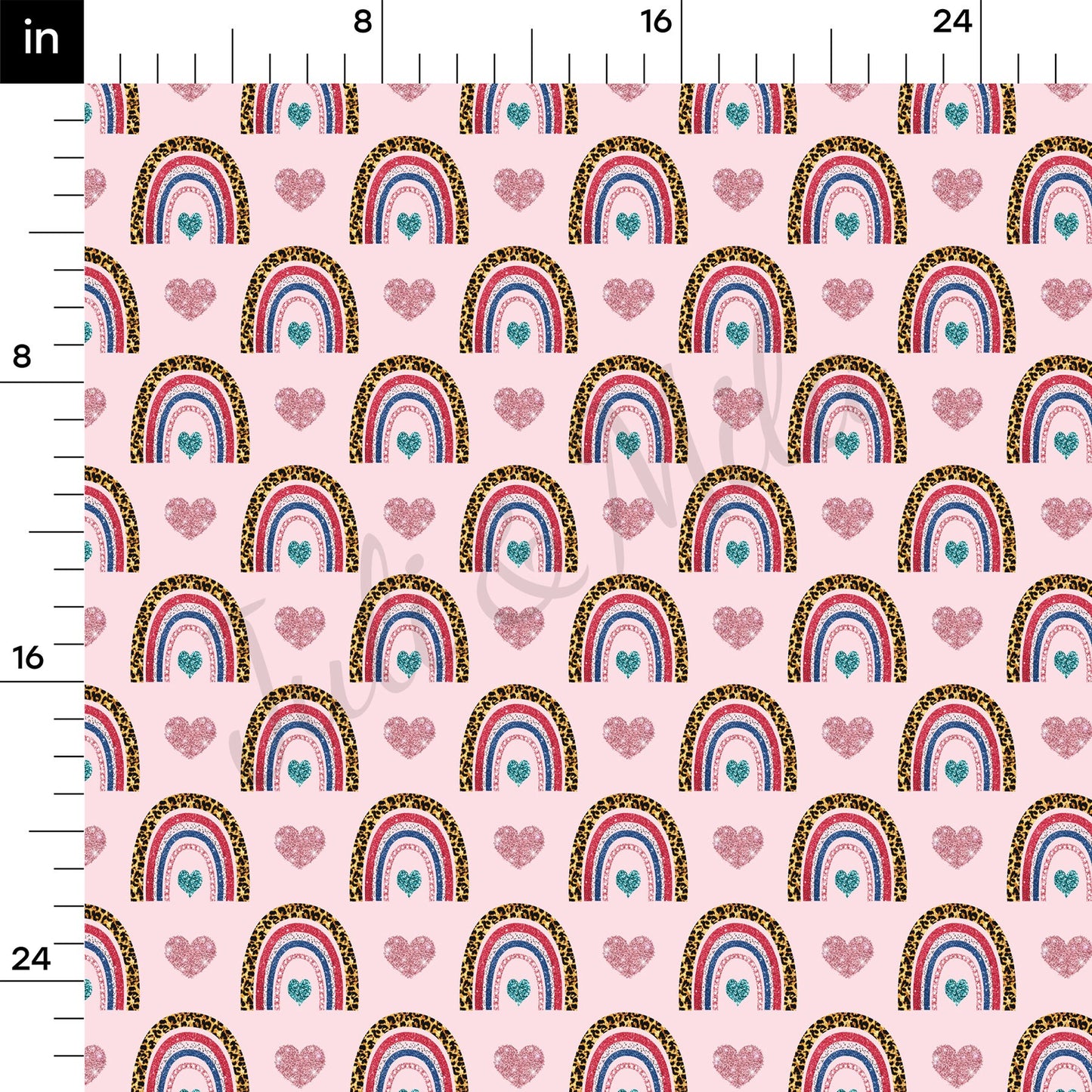 Valentines Day  Bullet Textured Fabric AA1345