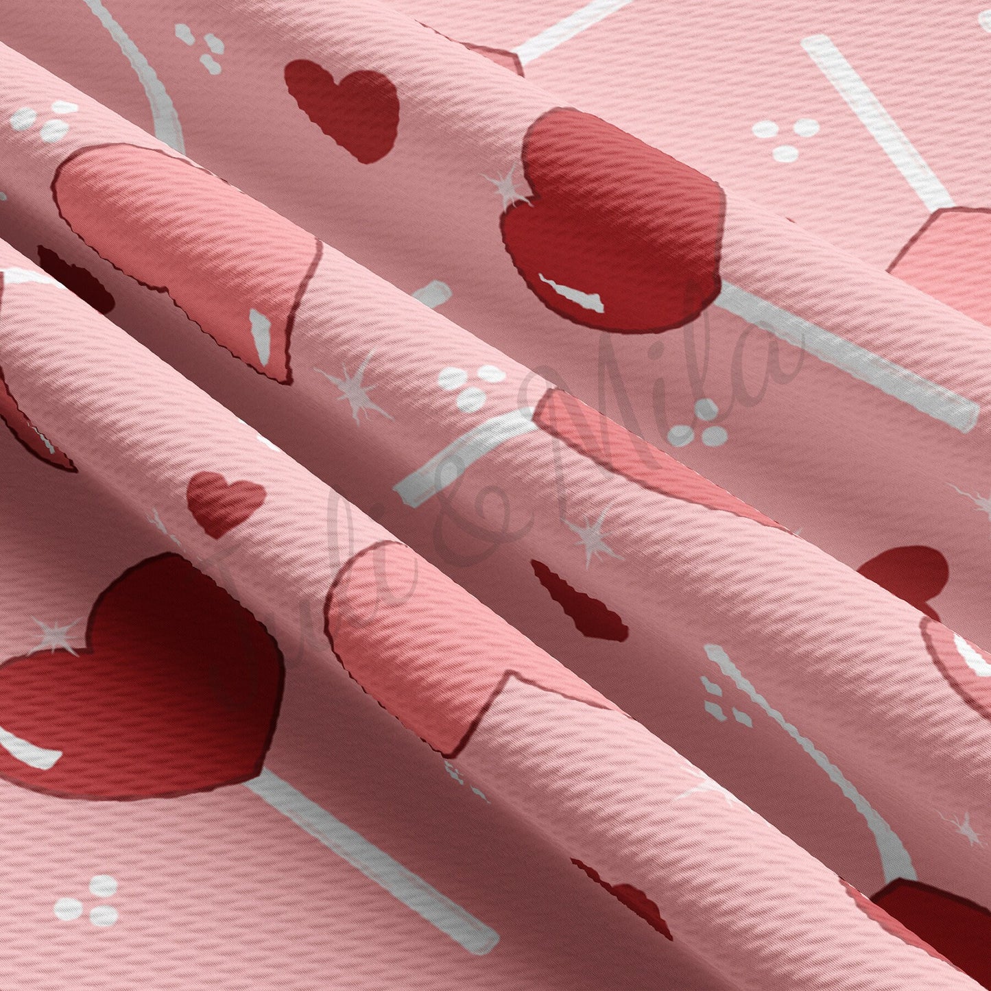 Valentines Day  Bullet Textured Fabric AA1340