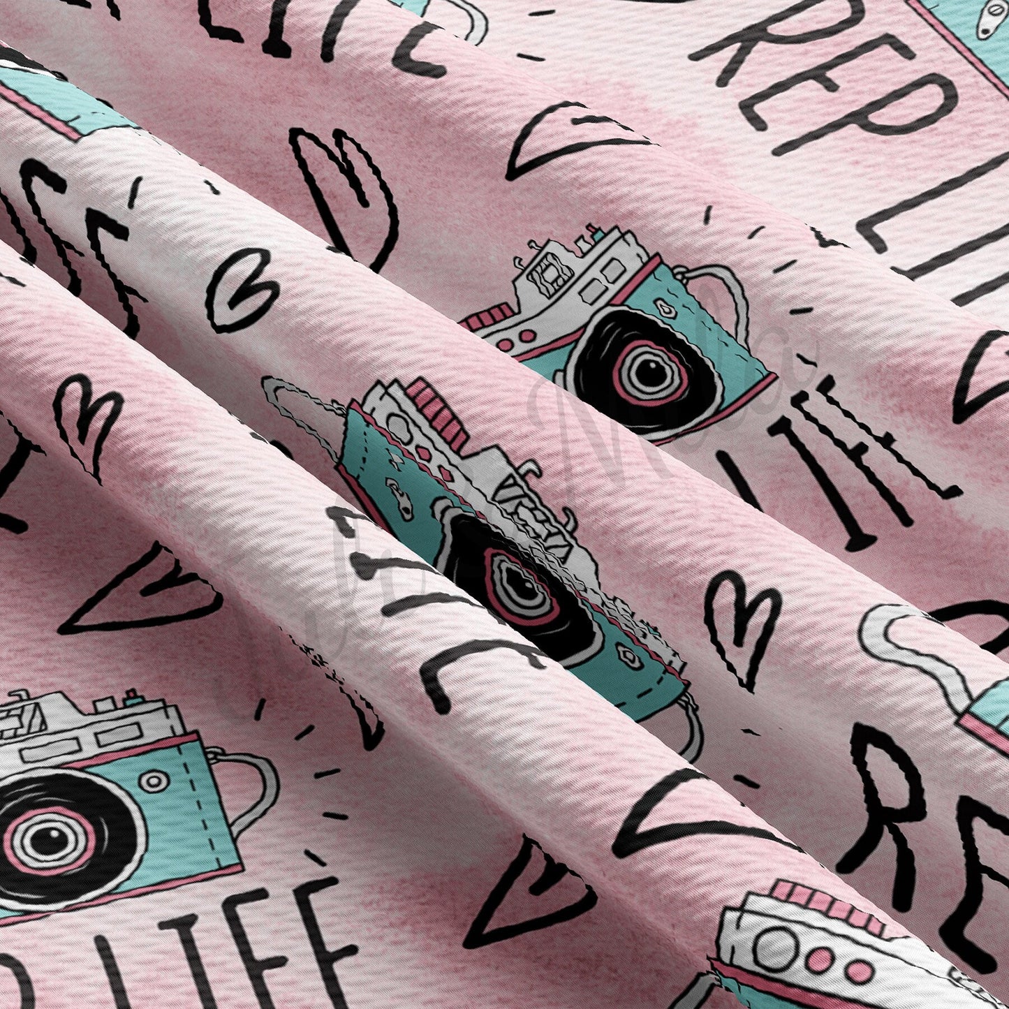 Valentines Day  Bullet Textured Fabric AA1325
