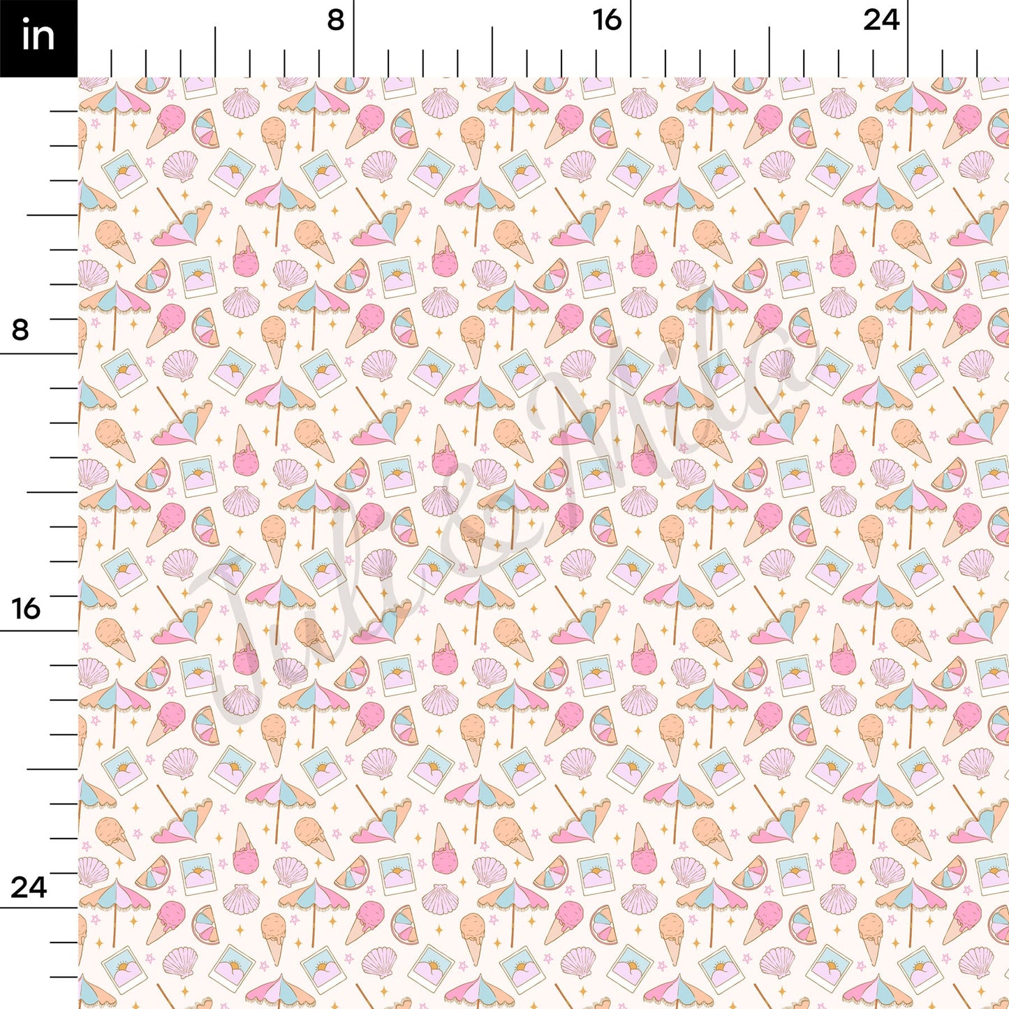 Bullet Fabric  AA1322 Ice cream
