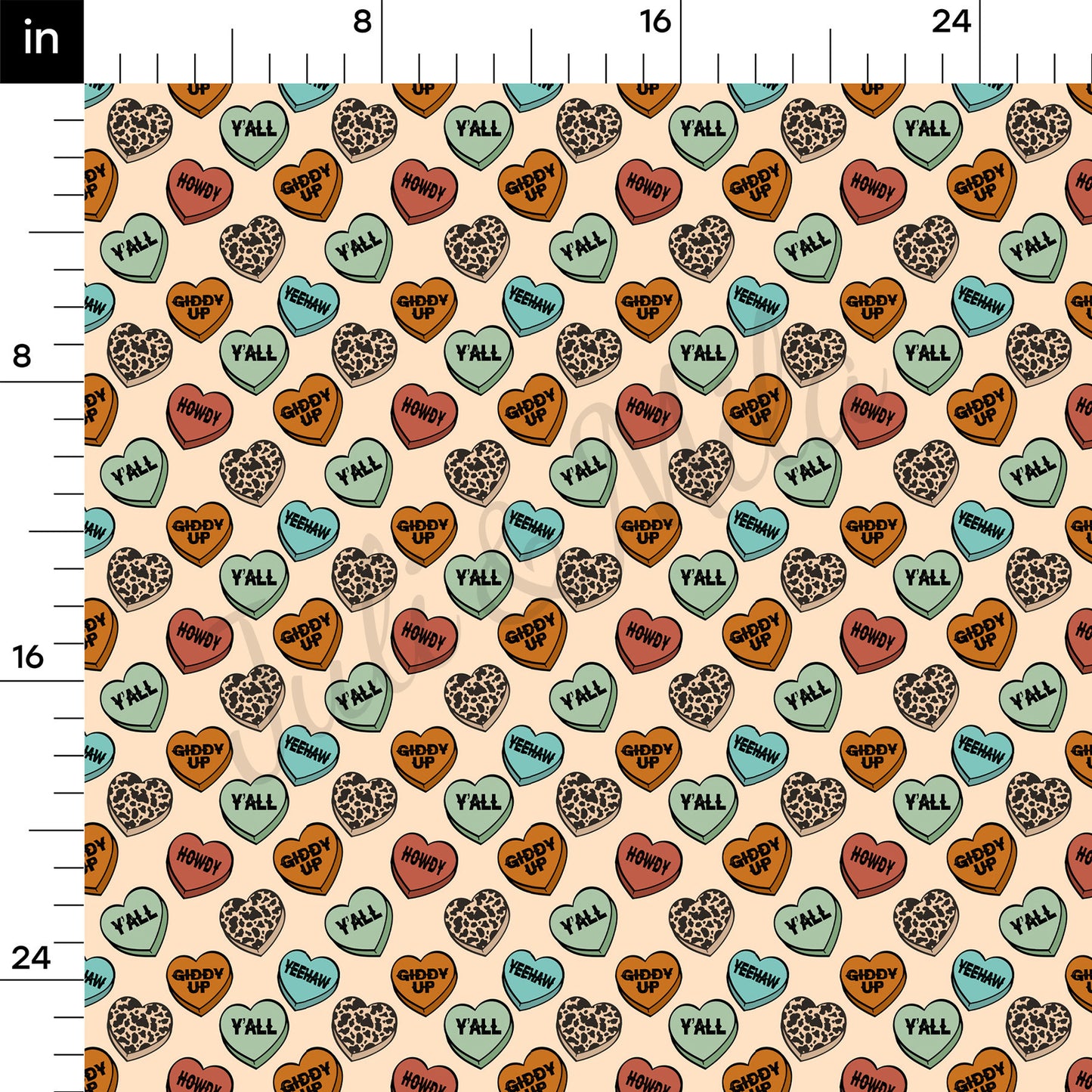 Valentines Day Bullet Textured Fabric AA1313