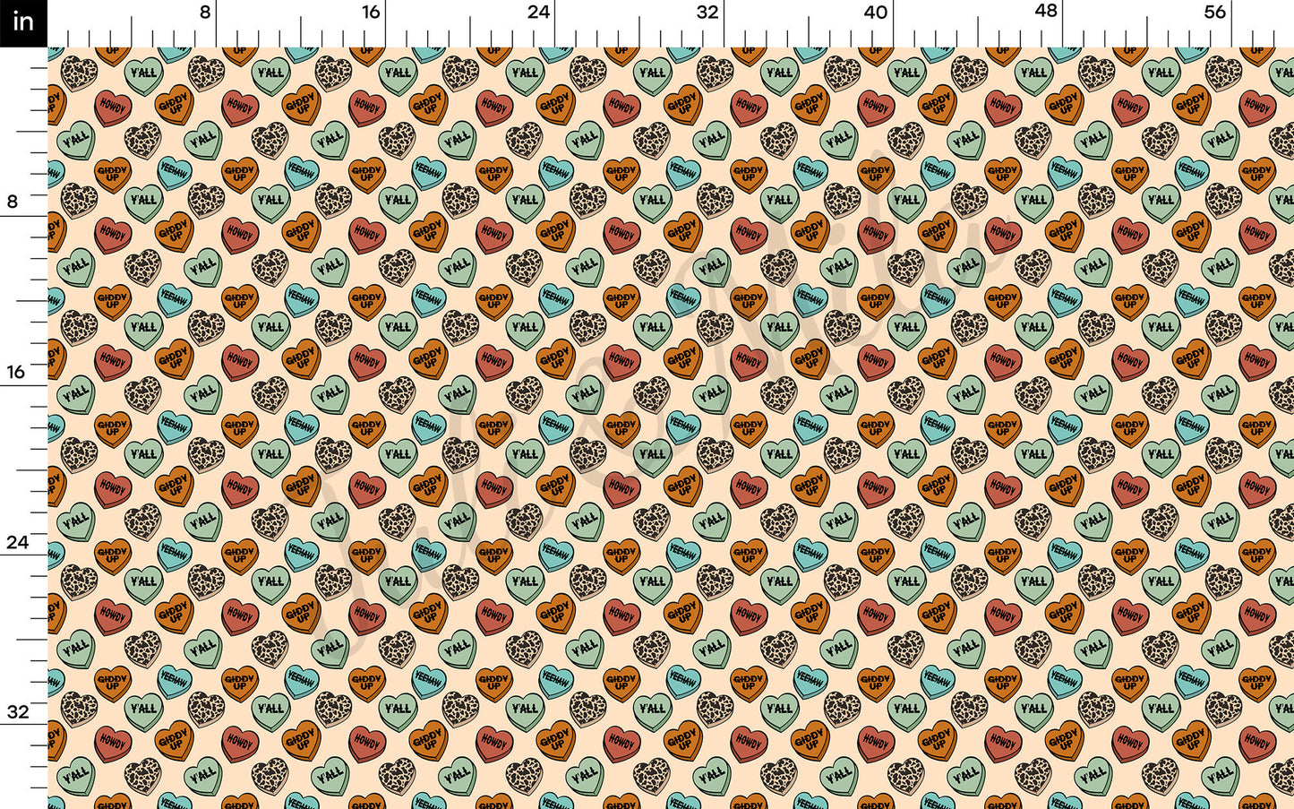 Valentines Day Bullet Textured Fabric AA1313