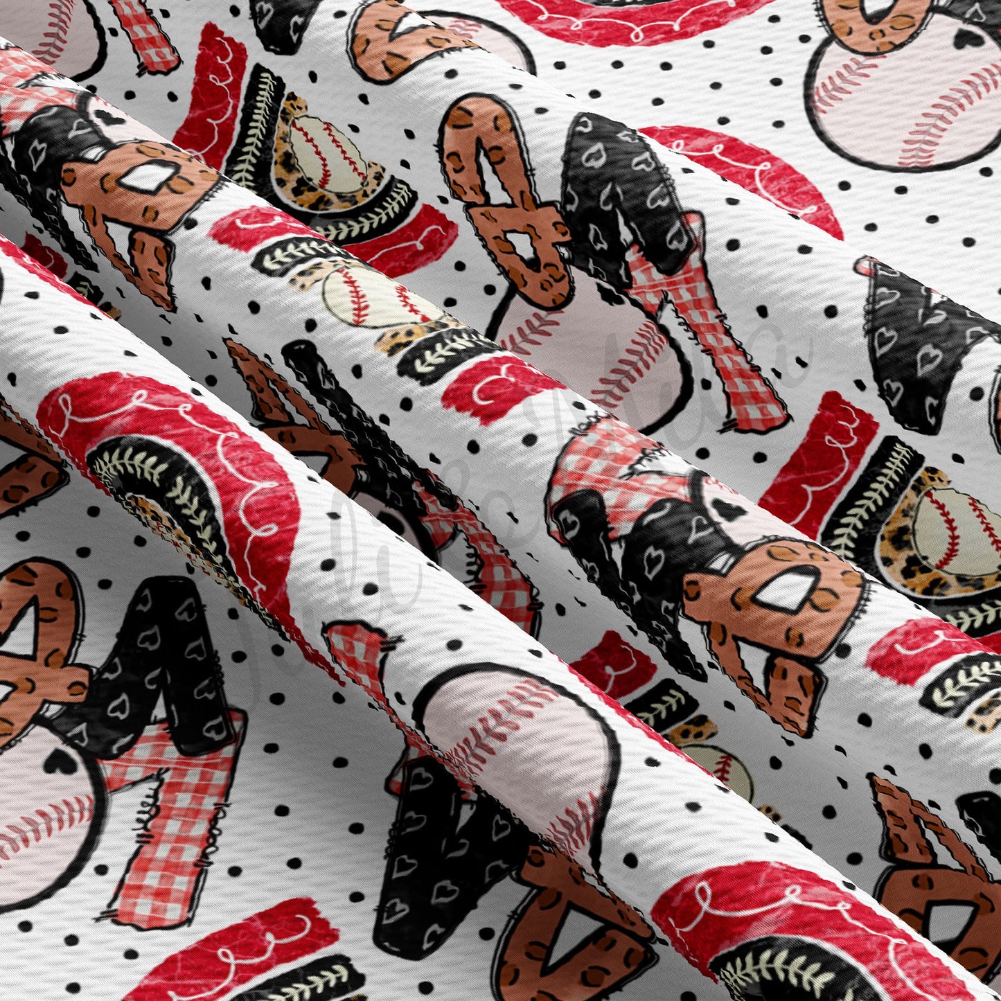 Baseball  Bullet Textured Fabric AA1369