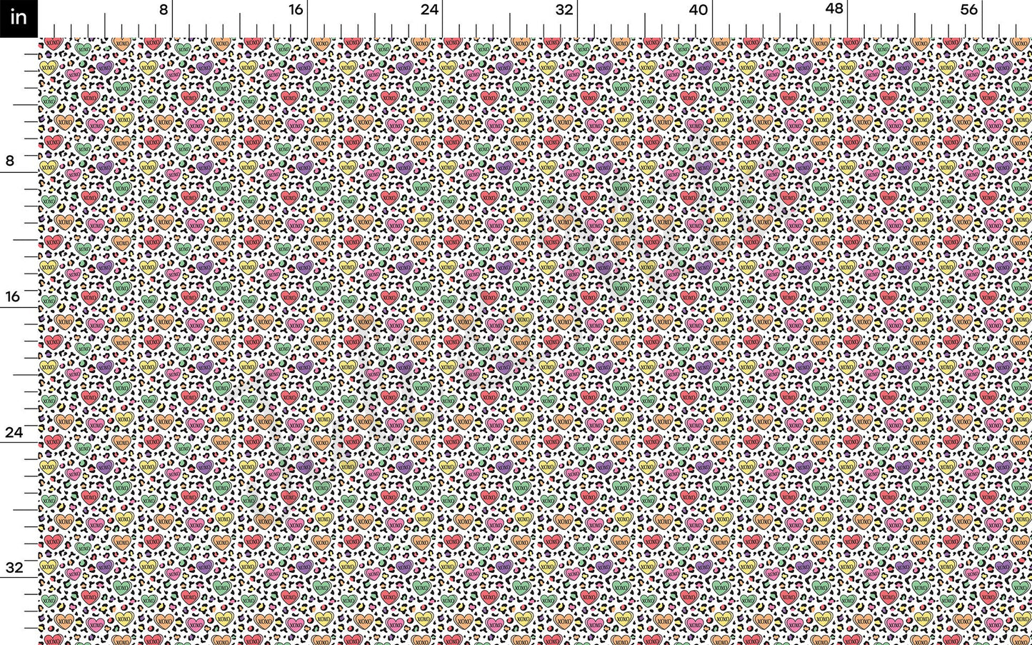 Valentines Day Bullet Textured Fabric AA1270