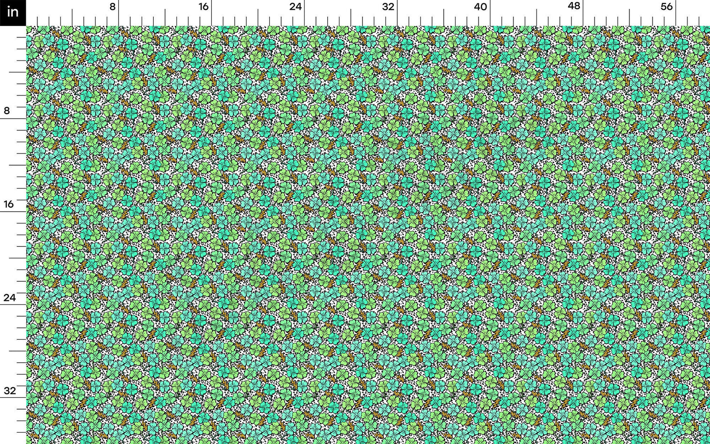 St. Patricks Day  Bullet Textured Fabric  AA1272