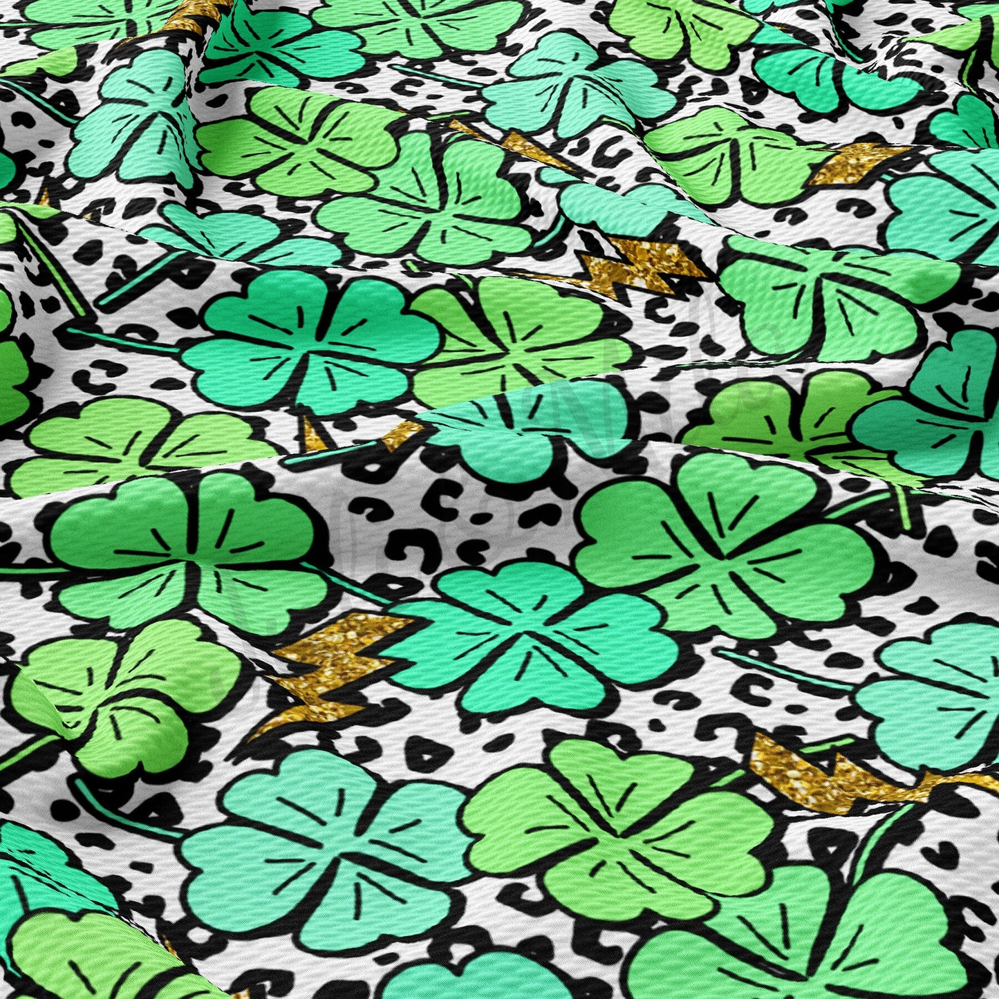 St. Patricks Day  Bullet Textured Fabric  AA1272