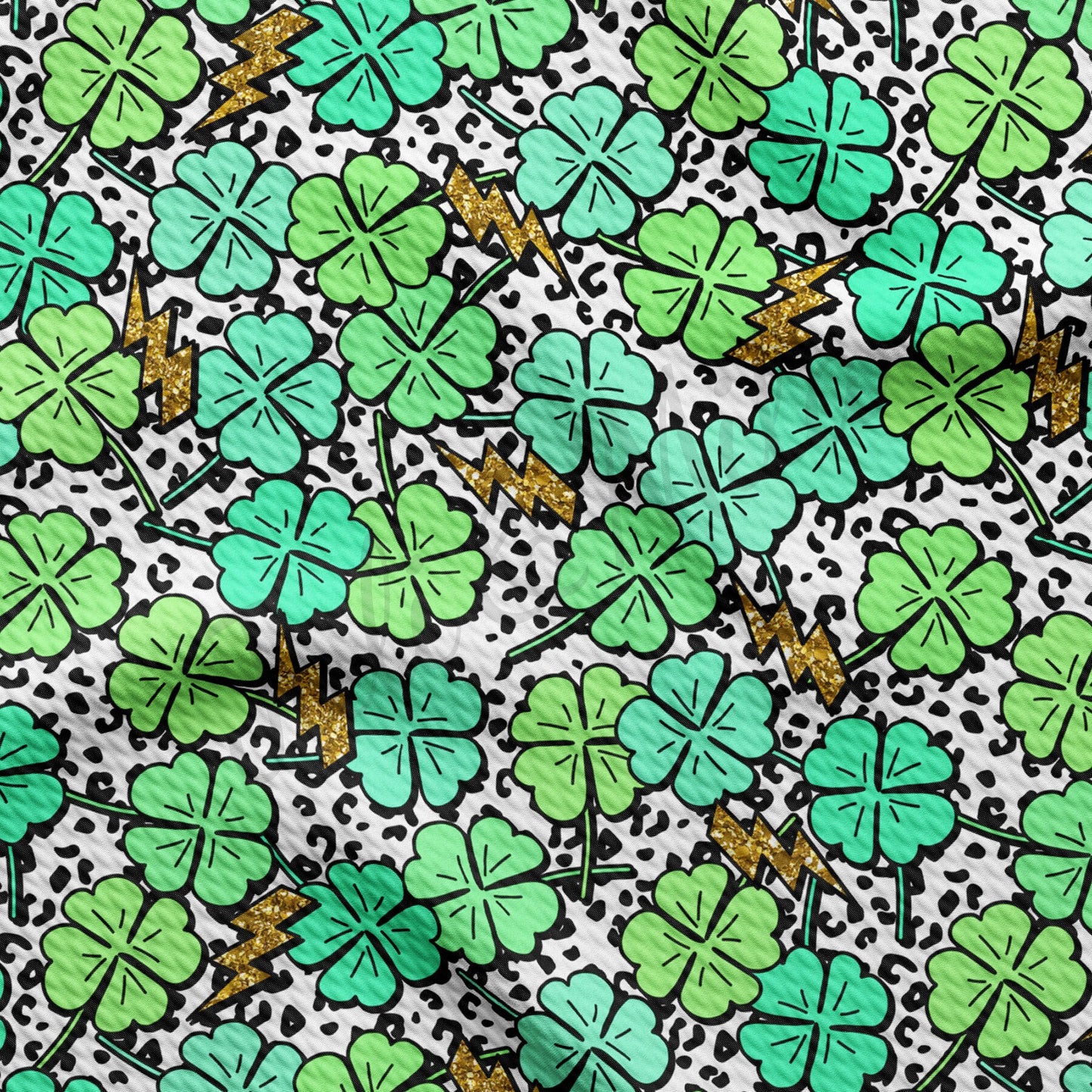 St. Patricks Day  Bullet Textured Fabric  AA1272