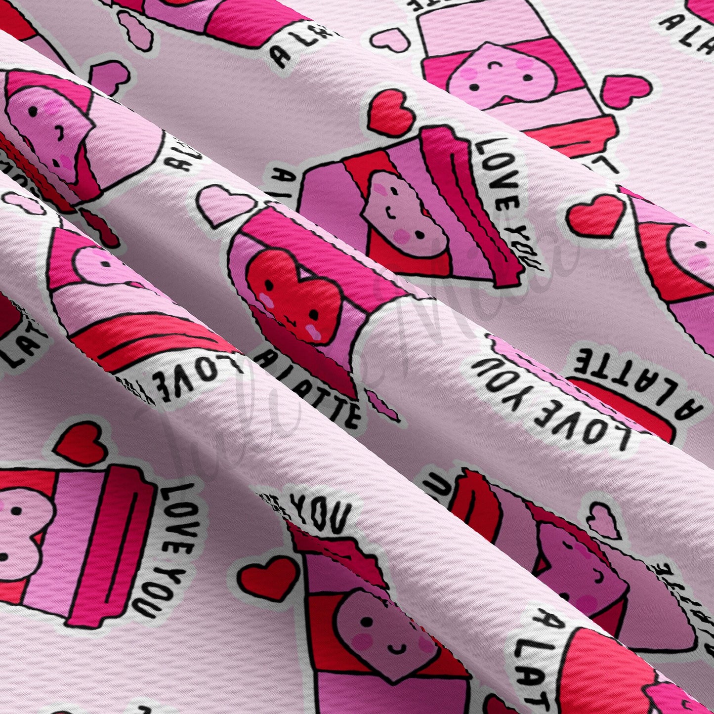 Valentines Day  Bullet Textured Fabric AA1291