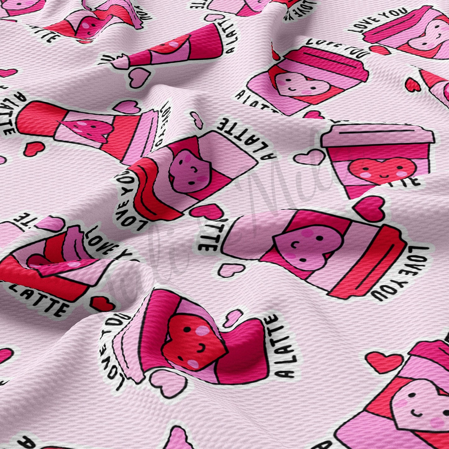 Valentines Day  Bullet Textured Fabric AA1291