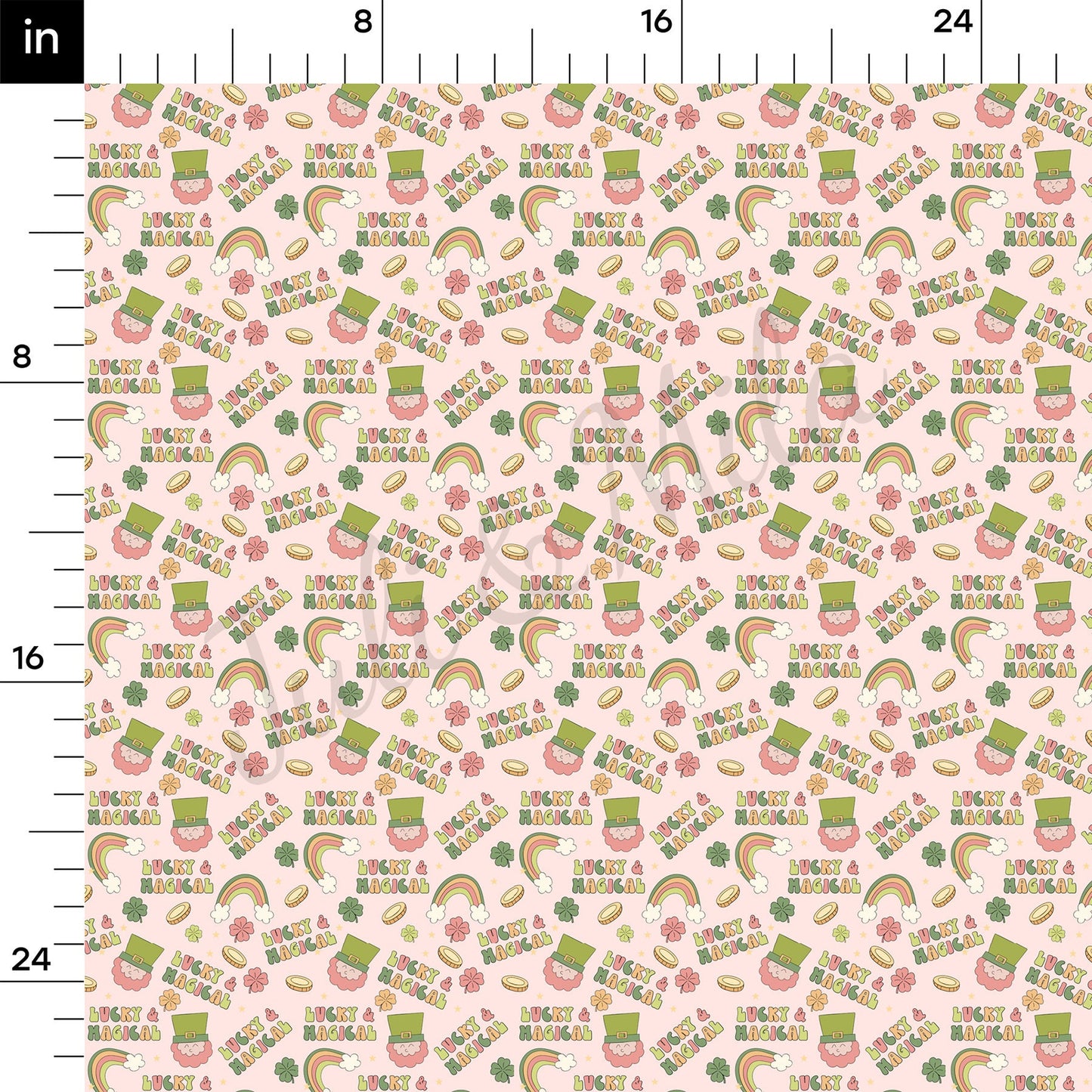 St. Patricks Day Bullet Textured Fabric AA1292