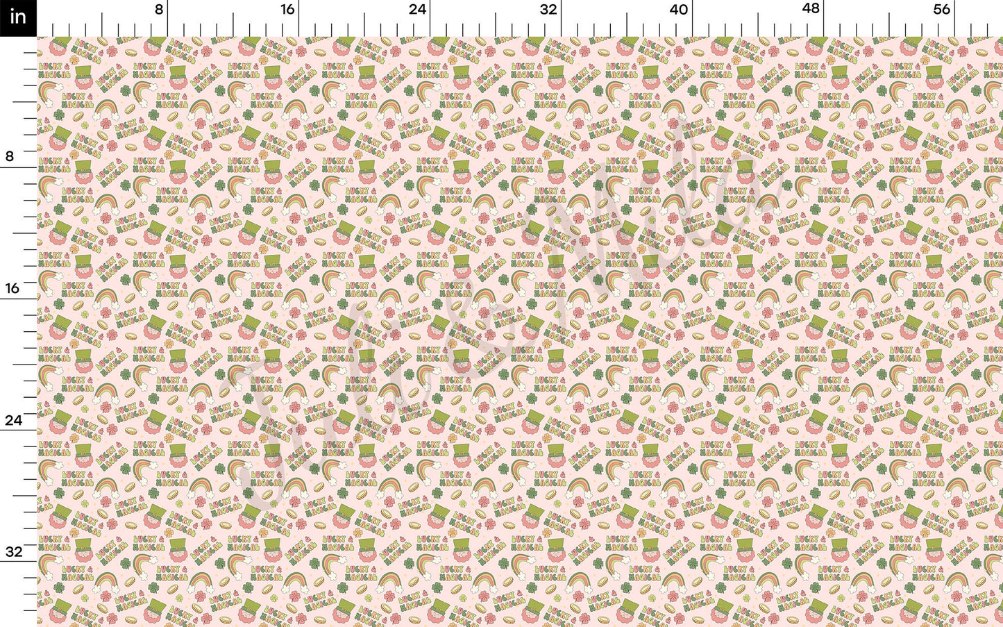 St. Patricks Day Bullet Textured Fabric AA1292