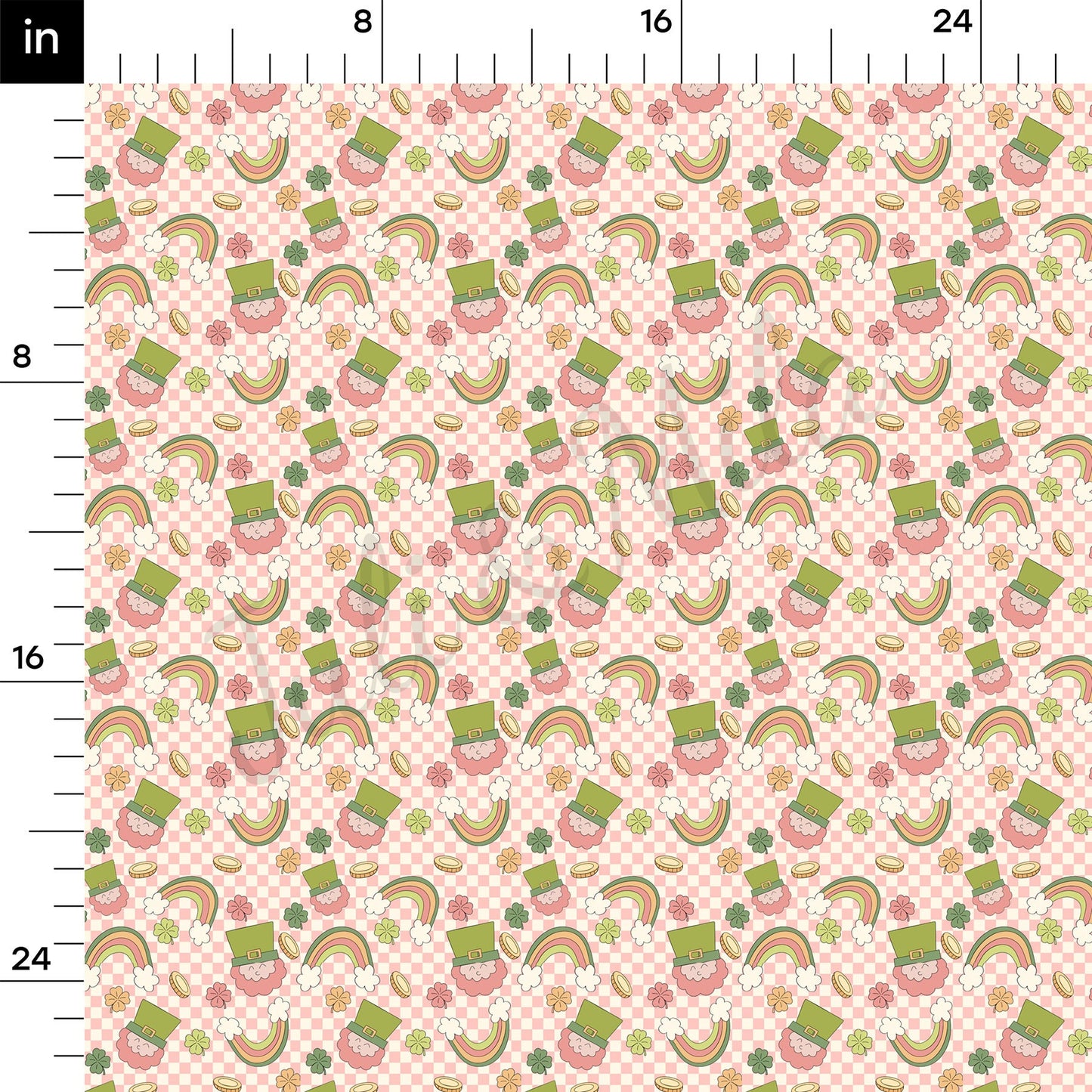 St. Patricks Day Bullet Textured Fabric AA1297