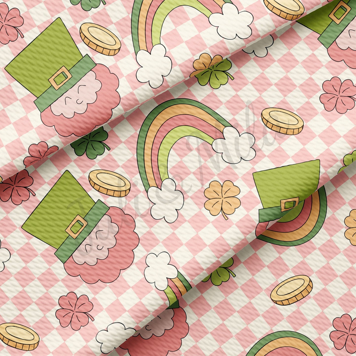 St. Patricks Day Bullet Textured Fabric AA1297