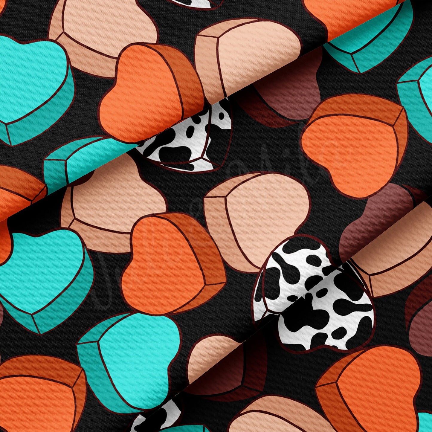 Valentines Day Bullet Textured Fabric  AA1299