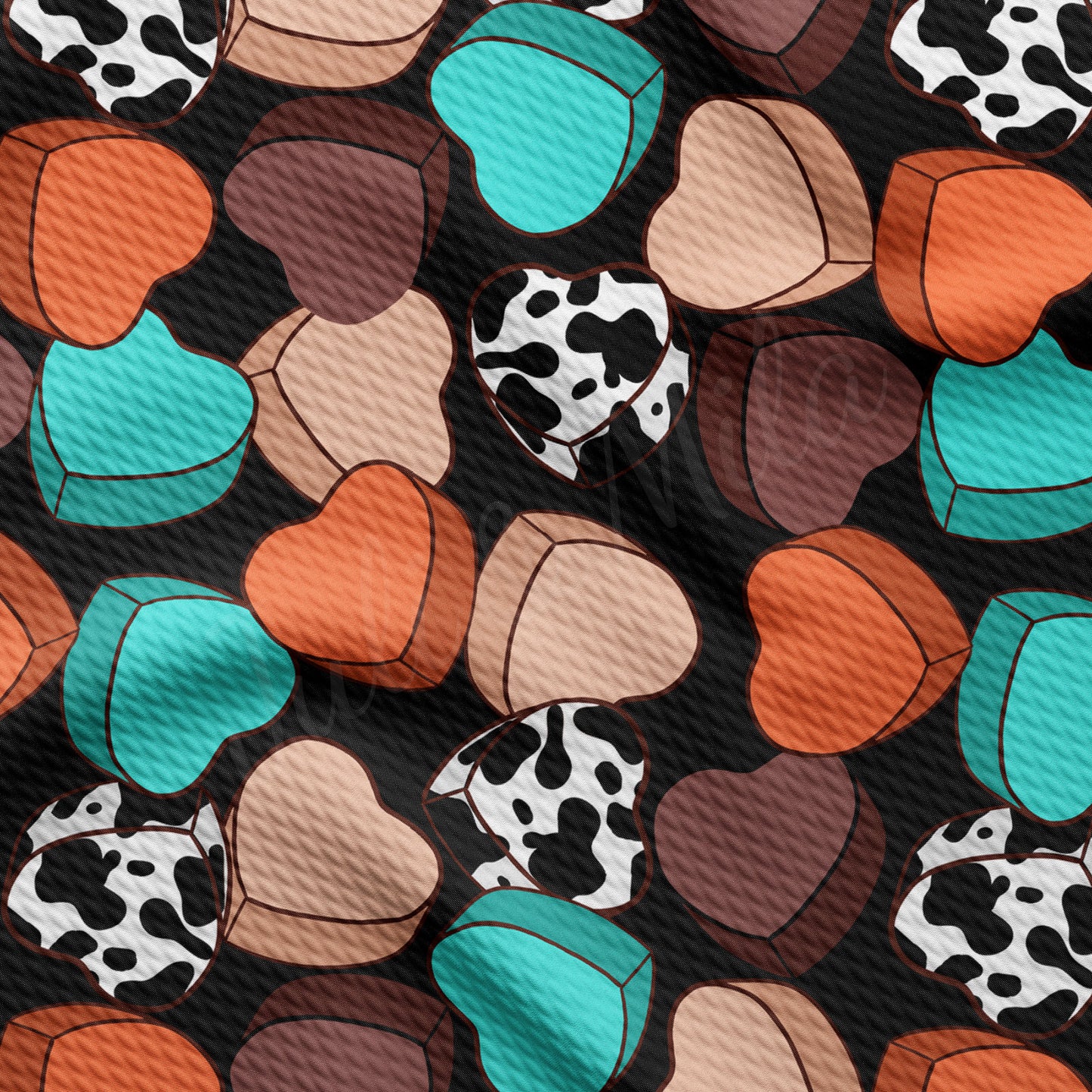 Valentines Day Bullet Textured Fabric  AA1299
