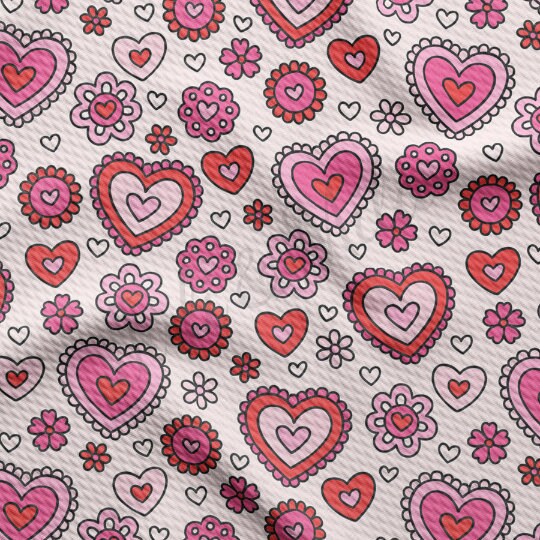 Valentines Day Bullet Textured Fabric 5