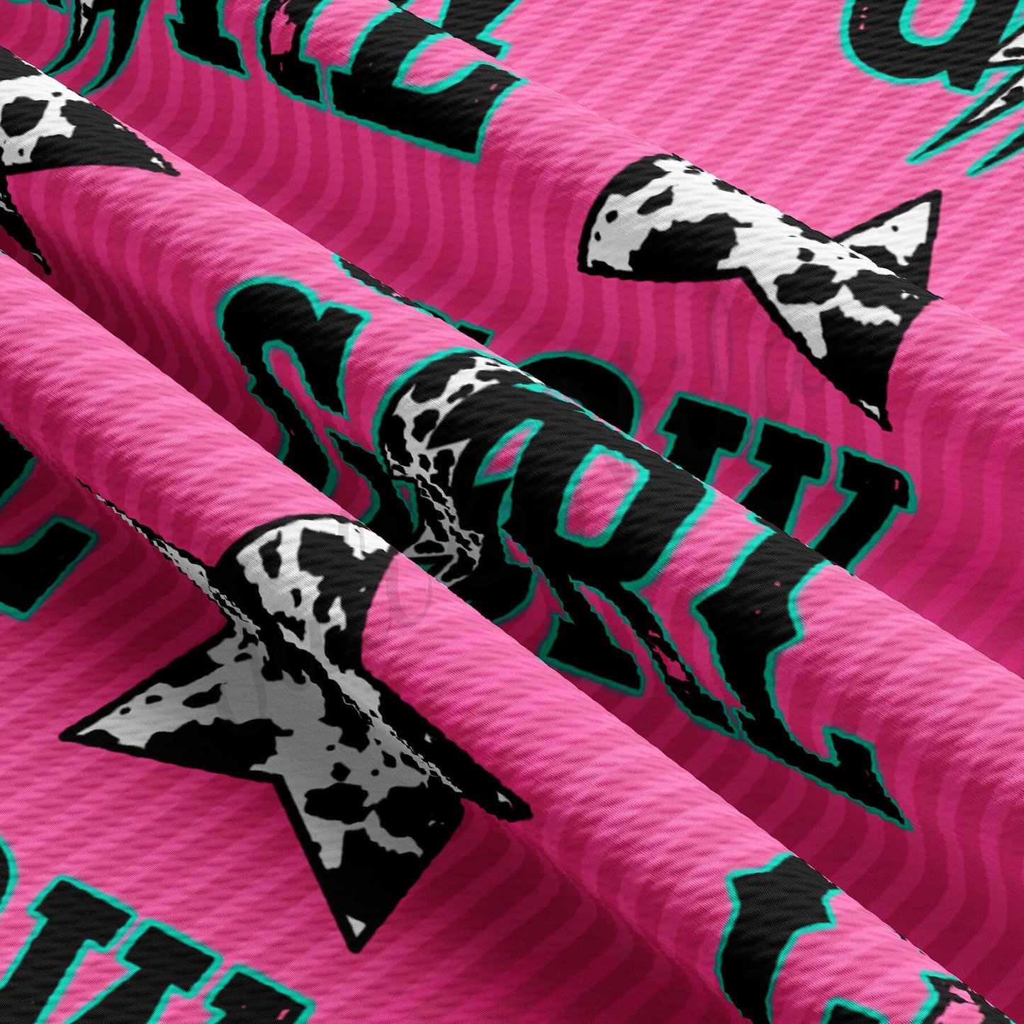 Cow Girl Western Bullet Textured Fabric AA1347