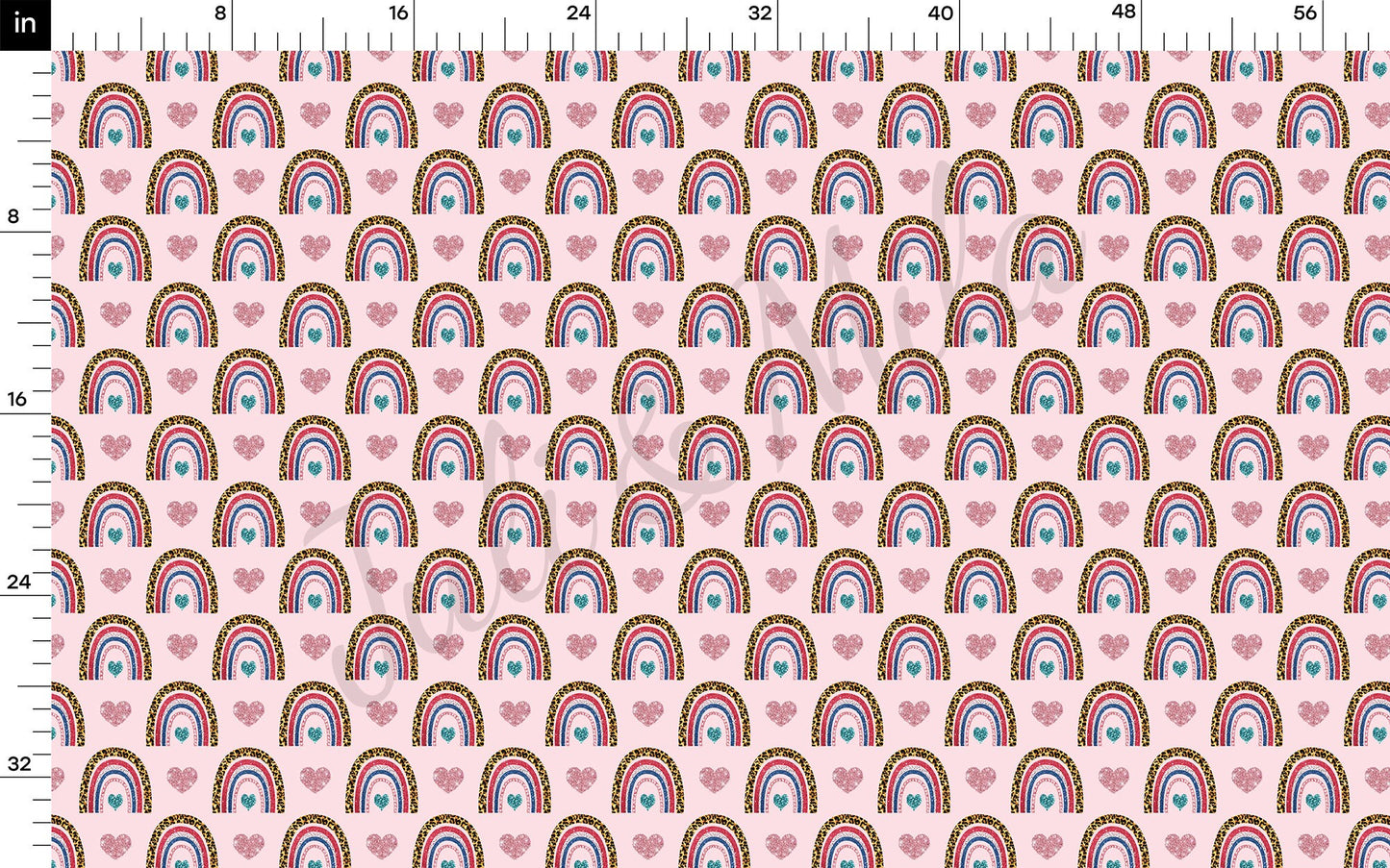 Valentines Day  Bullet Textured Fabric AA1345