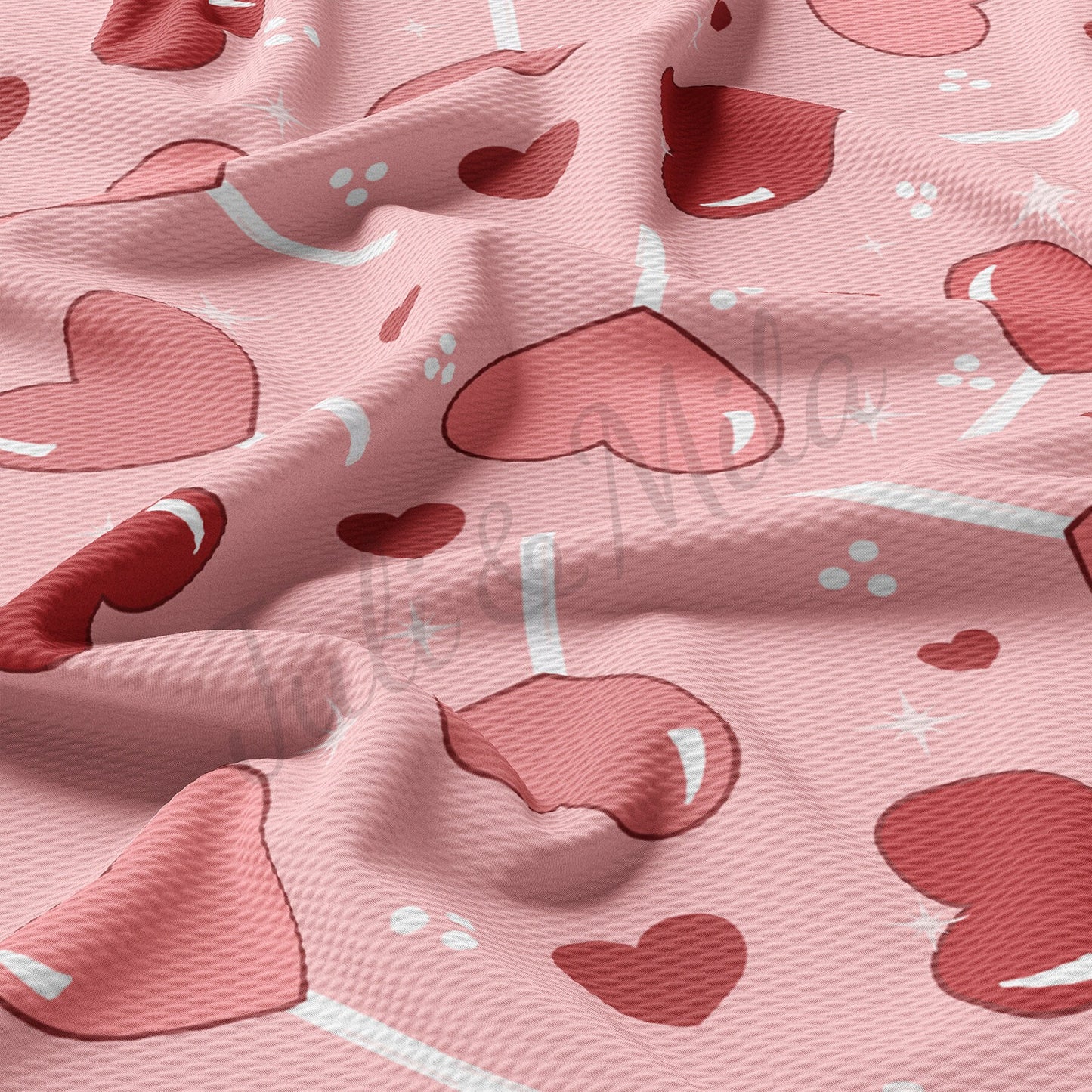 Valentines Day  Bullet Textured Fabric AA1340