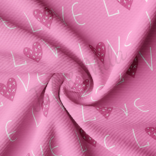 Valentines Day  Bullet Textured Fabric AA1334