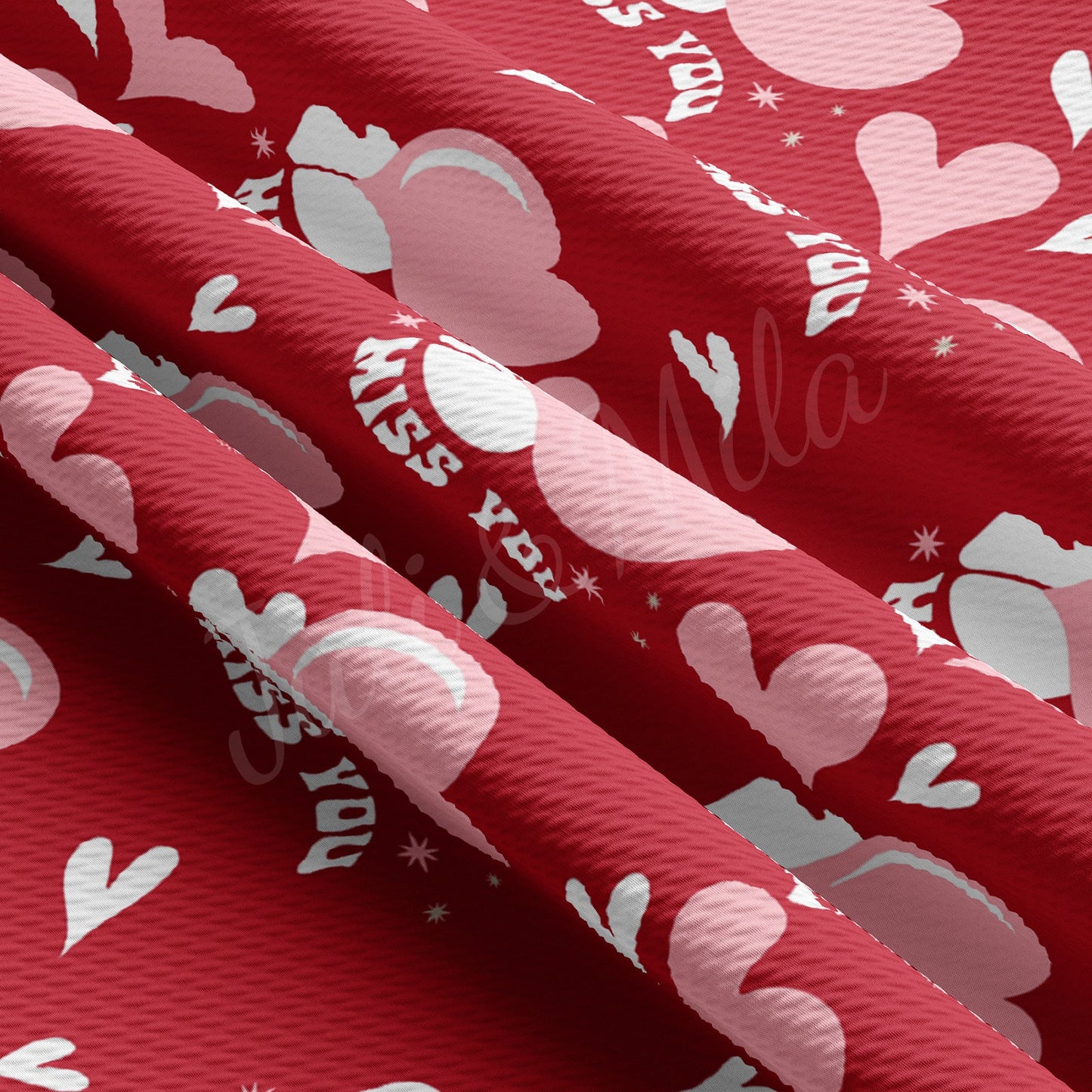 Valentines Day Bullet Textured Fabric  AA1332