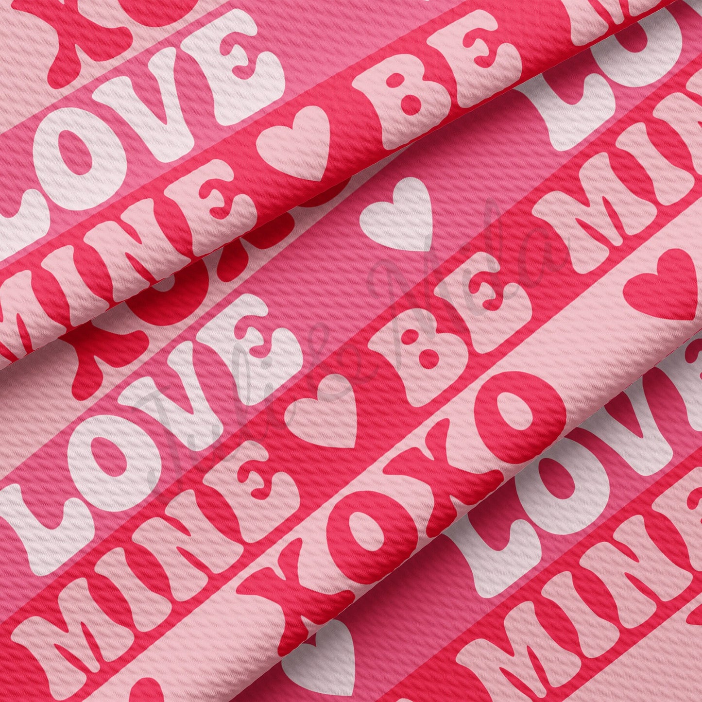 Valentines Day Liverpool Bullet Textured Fabric  AA1317