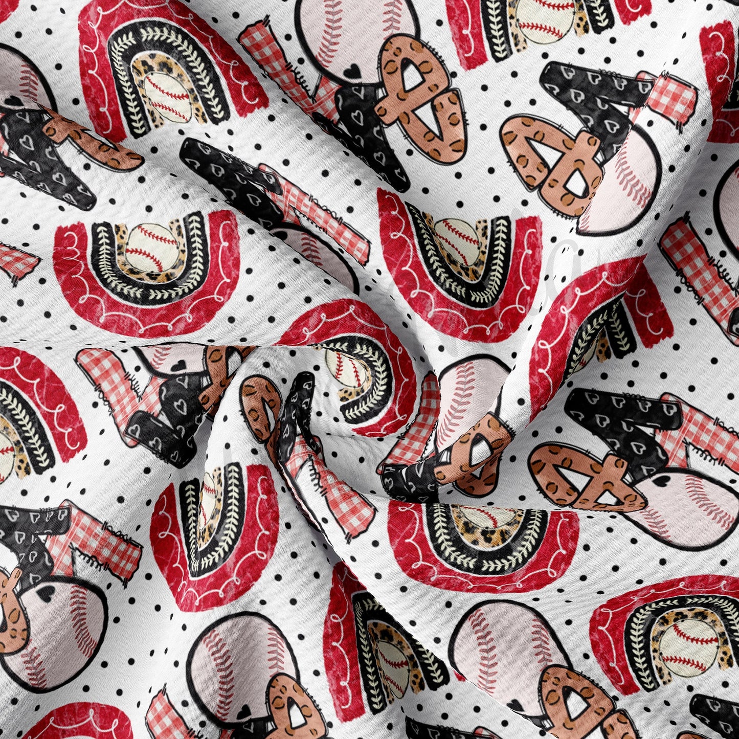 Baseball  Bullet Textured Fabric AA1369