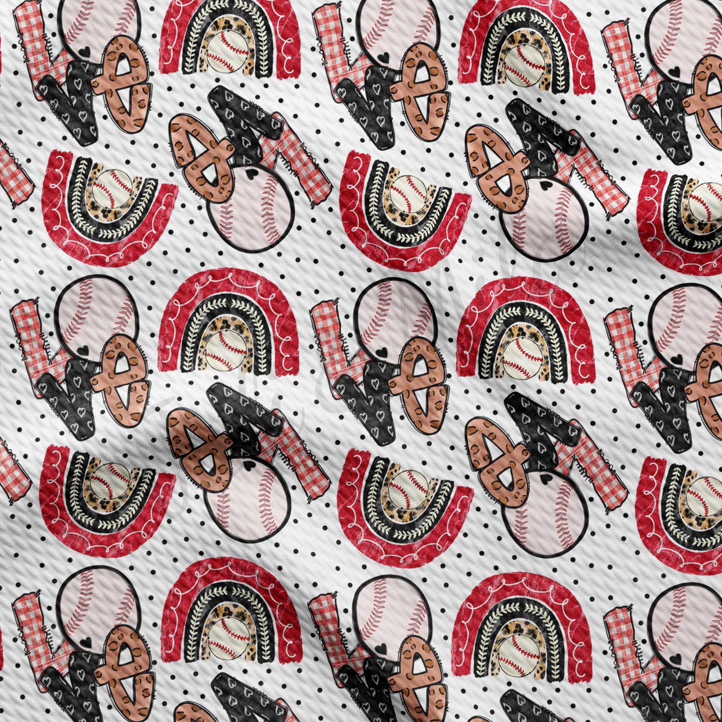 Baseball  Bullet Textured Fabric AA1369