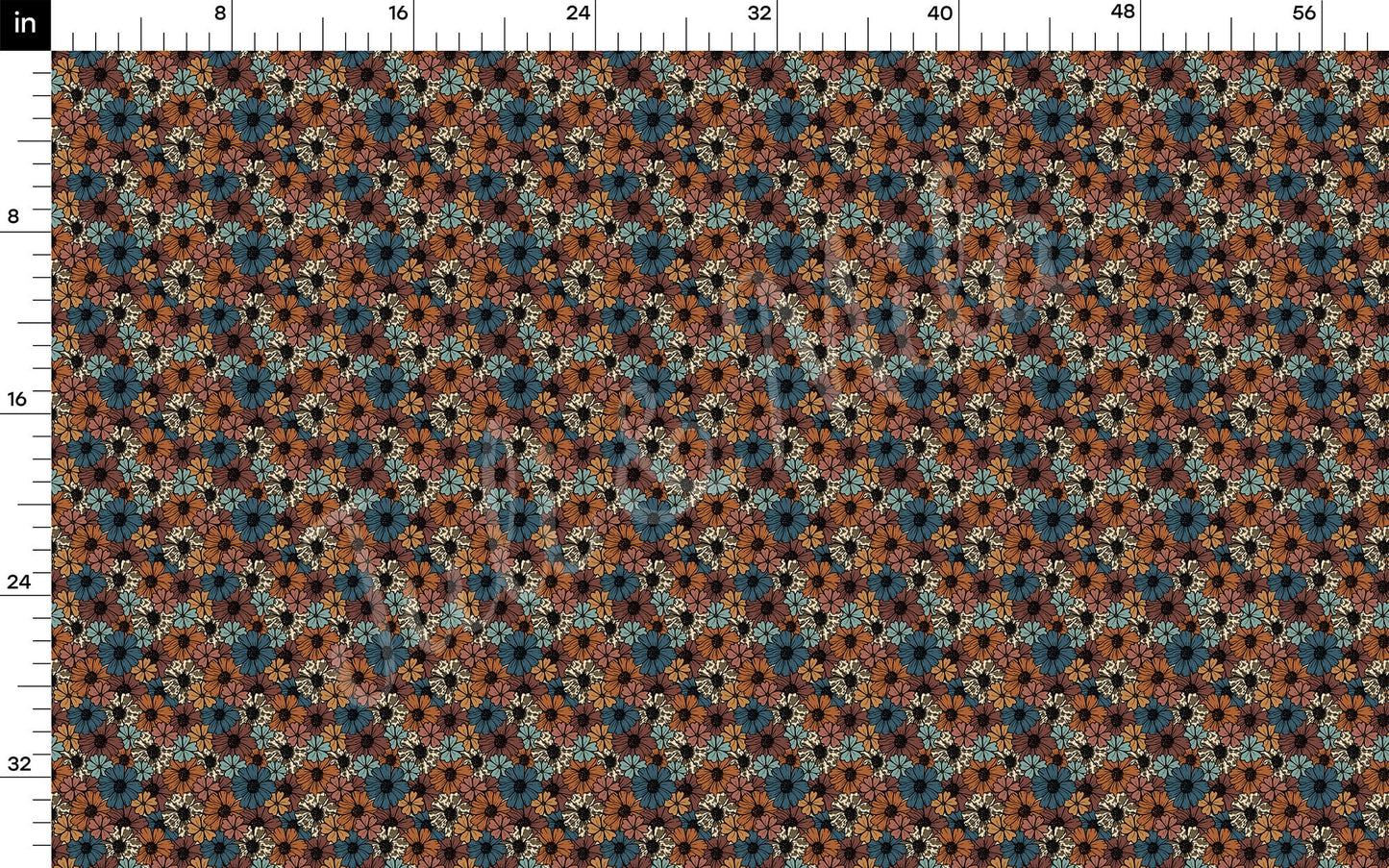 Floral Bullet Textured Fabric  AA1376