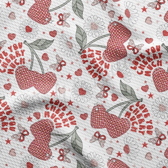 Valentines Day Bullet Textured Fabric 5