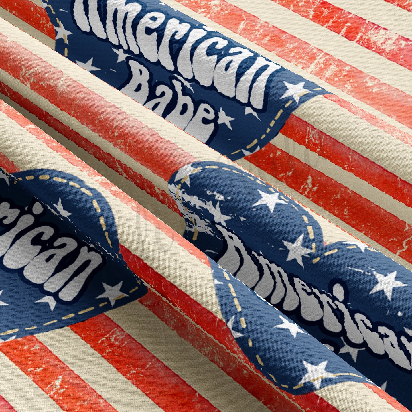 American Patriotic 4th of July  Bullet Textured Fabric AA1410
