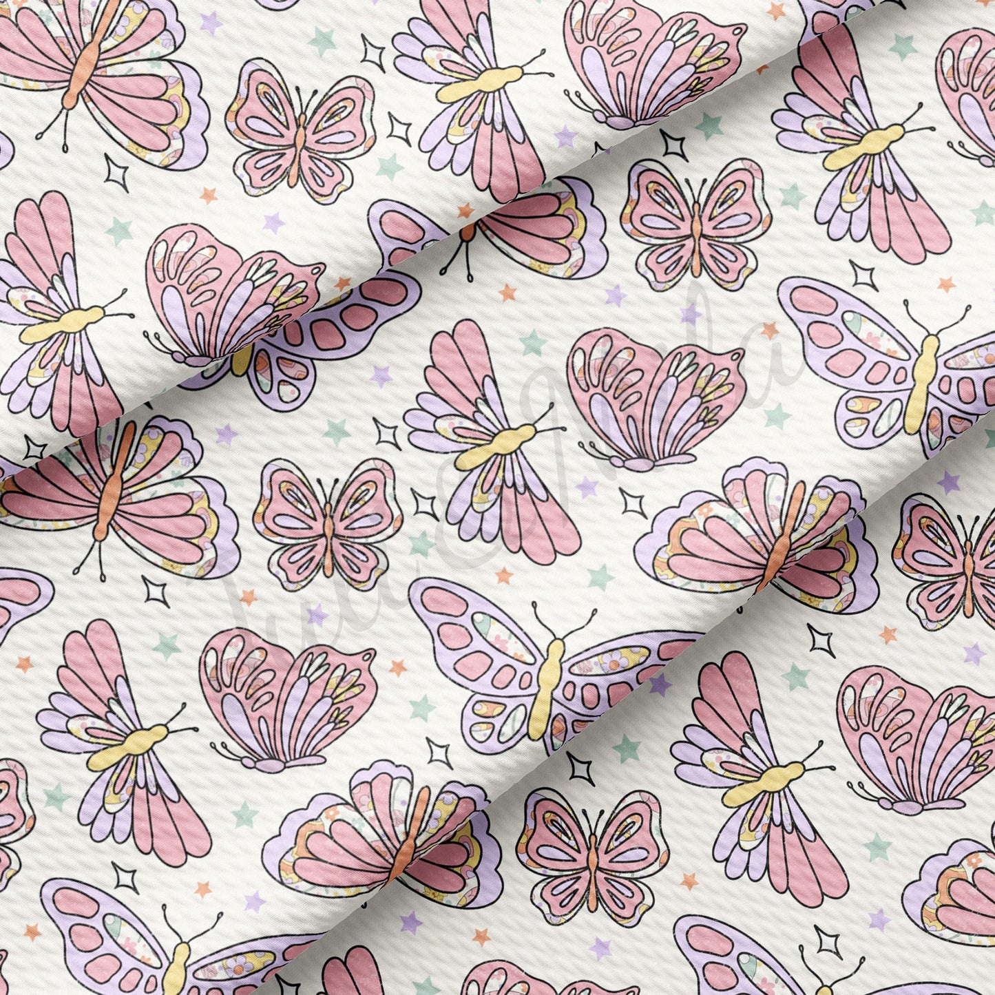 Butterfly Bullet Textured Fabric AA1419