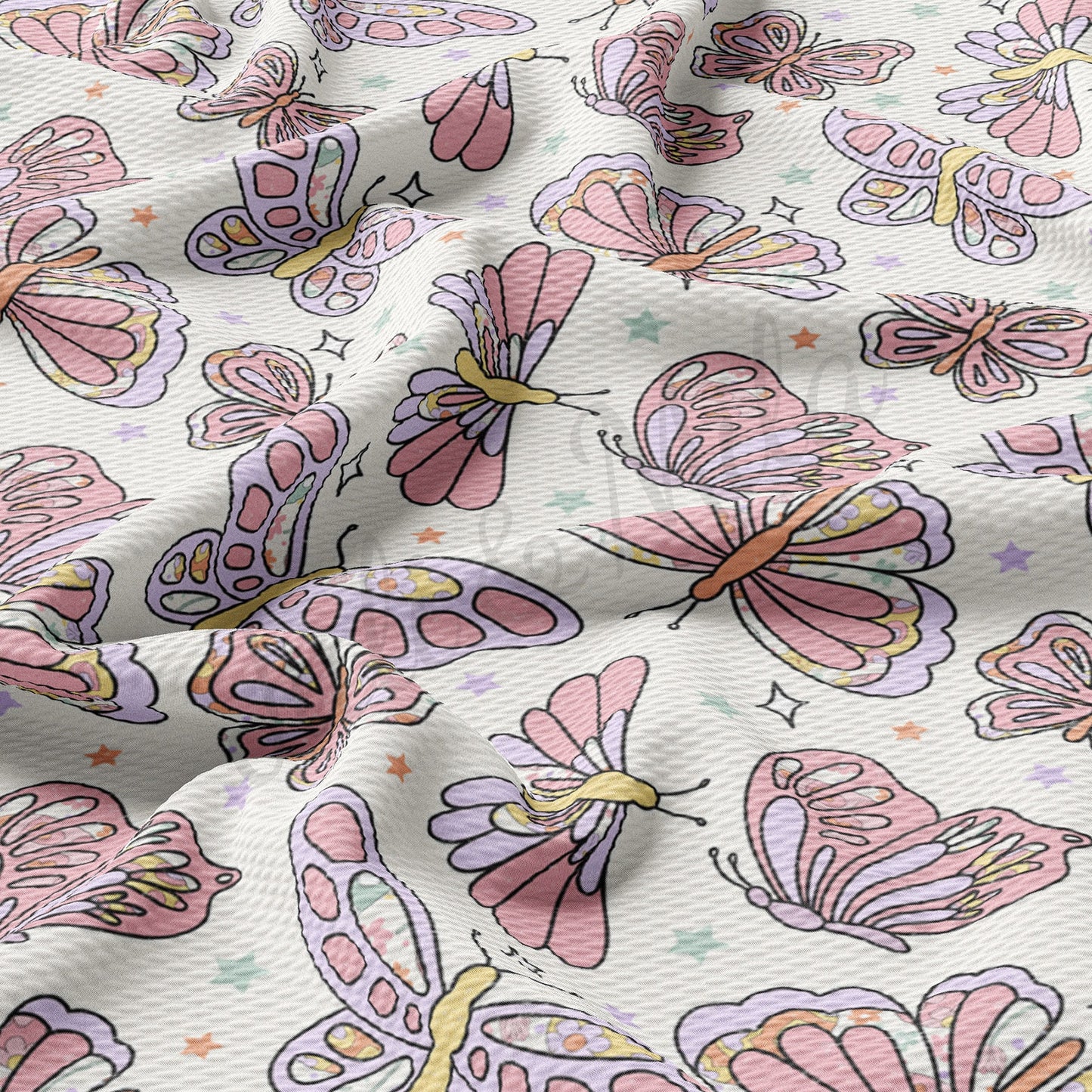 Butterfly Bullet Textured Fabric AA1419