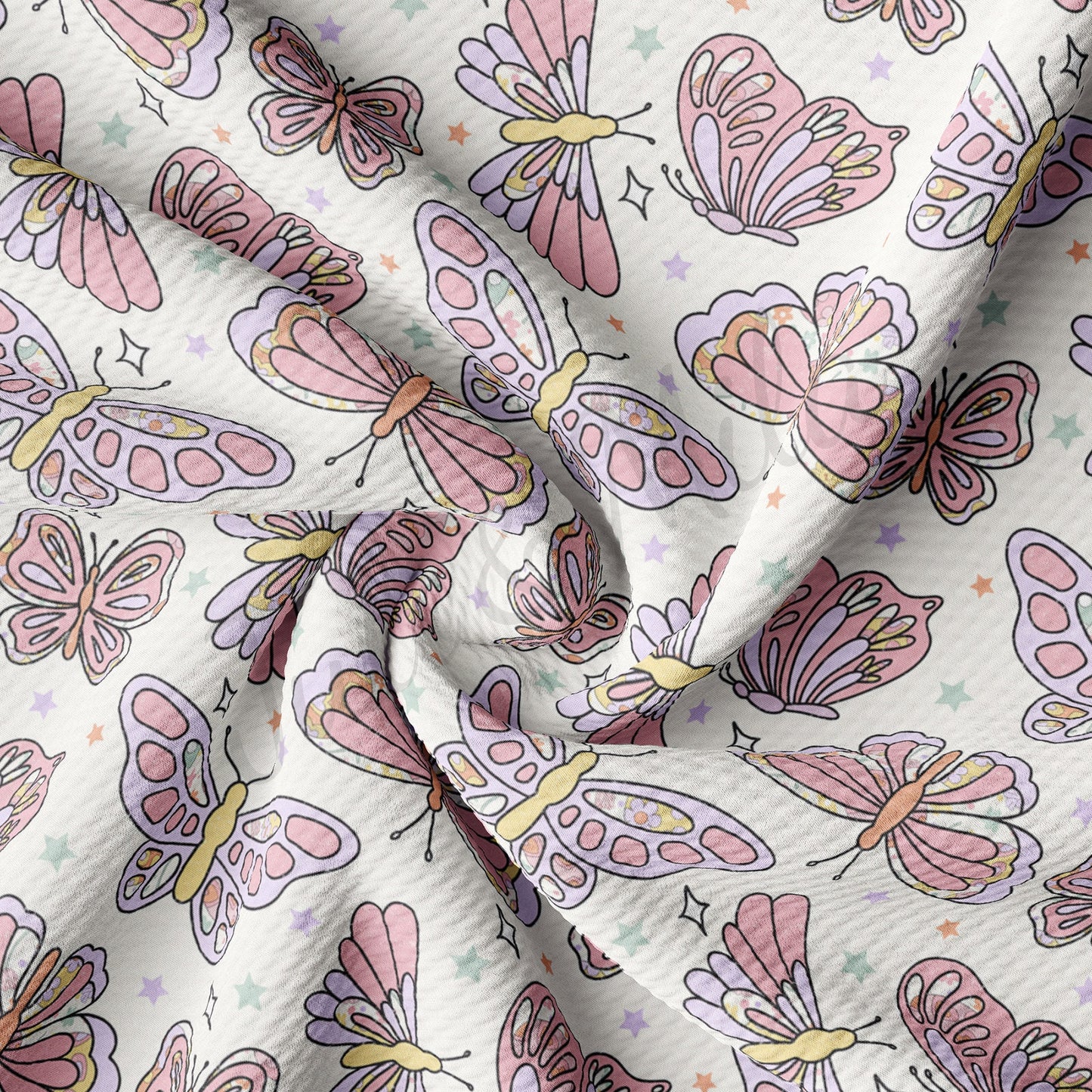 Butterfly Bullet Textured Fabric AA1419